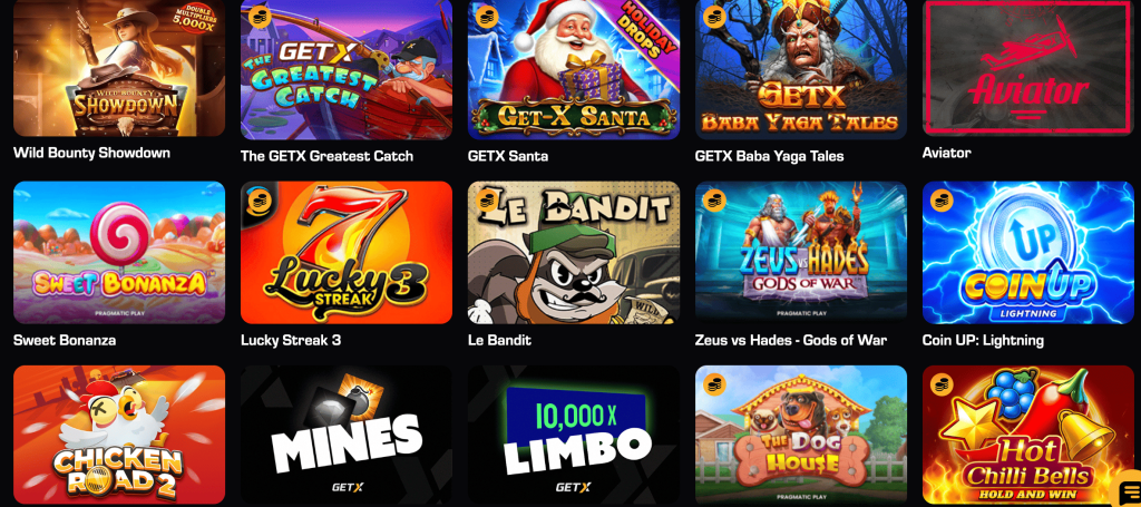 слоты и краш Гет Икс